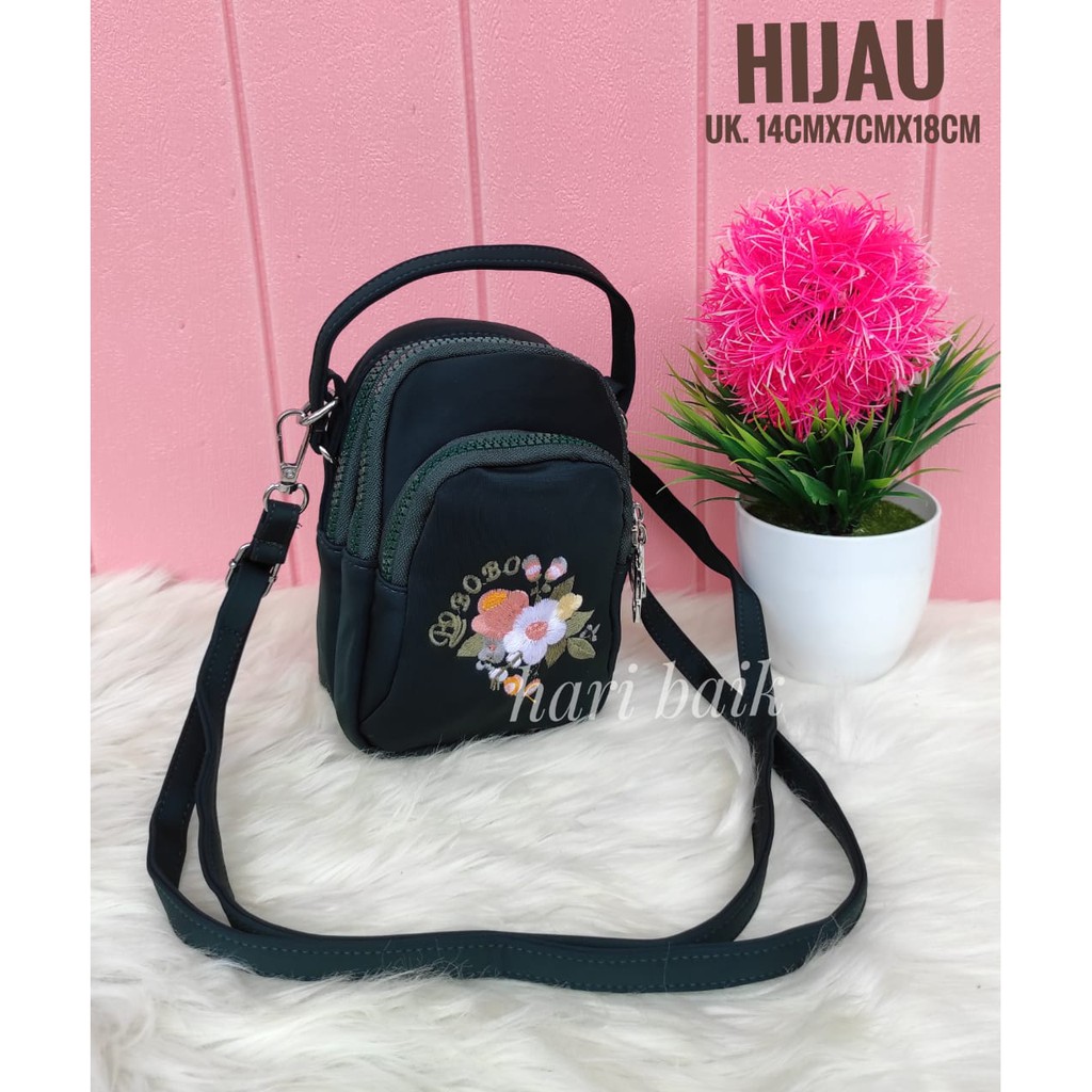 TAS SELEMPANG WANITA IMPORT BOBO 3 RUANG 341#