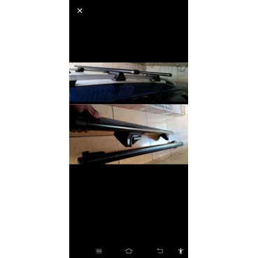 cross bar jepit roof rail buat rush/terios lama