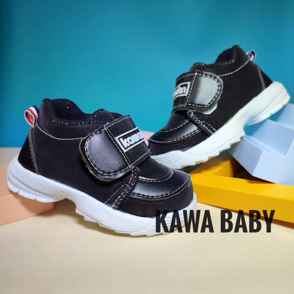 Sepatu anak unisex premium kawanian semi boot Three Colour