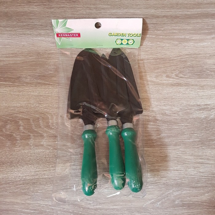 Kenmaster Garden Tools Isi 3pcs - 1 Set Tool 3 pcs - Pacul Taman Sekop