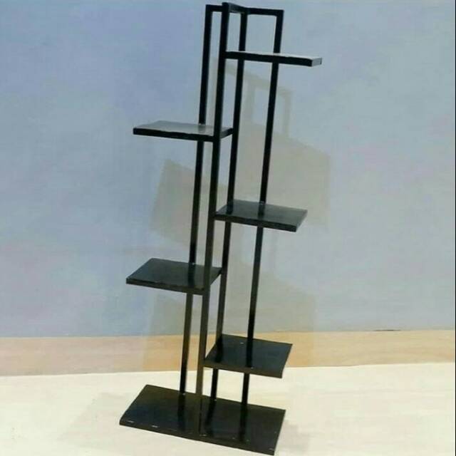 Rak Besi Lima susun Rak unik 5 susun Rak Bunga Dekorasi besi rumah