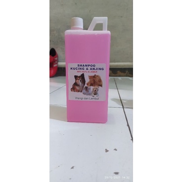 Shampoo kucing/anjing anti kutu,jamur dan bakteri 1000ml