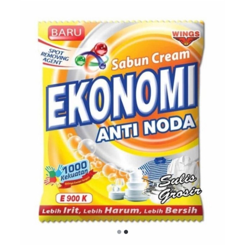 Sabun colek cream ekonomi wings 455gr-yellow