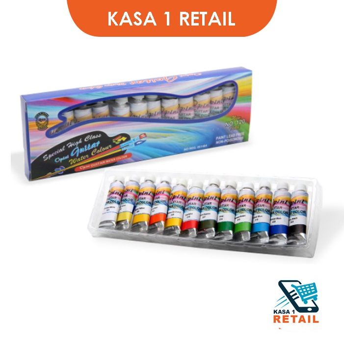 

Cat Air isi 12 Warna / Cat Lukis Menggambar