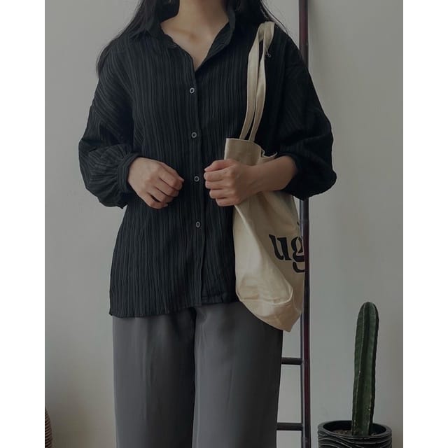 BEFAST - ZEC OOTD Kemeja WENDY / Harri LADY CRUSH Oversize Shirt / Kemeja Oversize Jumbo / Oversize Kekinian Remaja Wanita / Fashion Wanita Kerja / Kem Polos Casual / Terlaris / Trendy