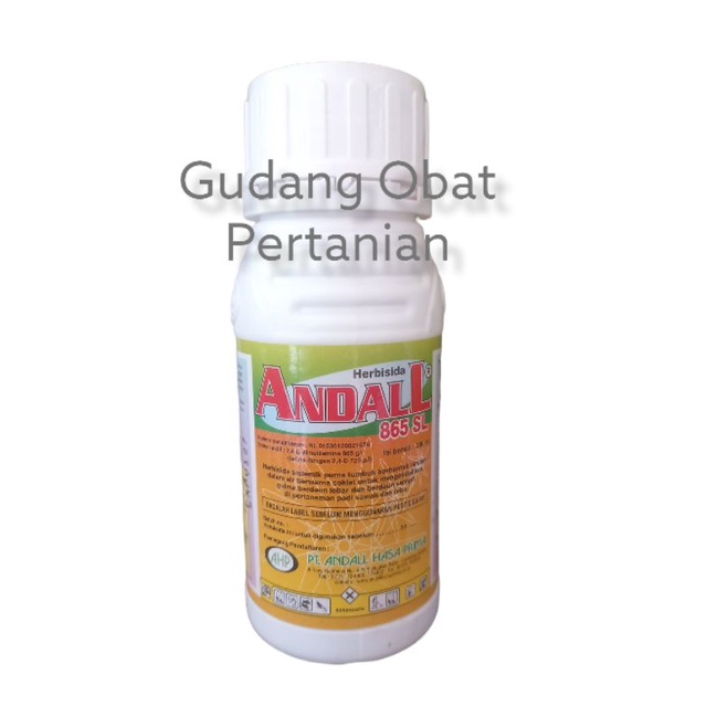 HERBISIDA ANDALL 865 SL 200ML / Racun rumput padi sawah, sistemik, tidak kantrak..