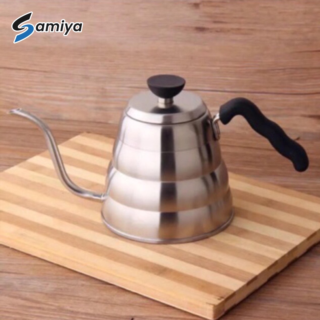 Gooseneck kettle / teko gooseneck / teko leher angsa / teko pemanas kopi / pour over coffee drip