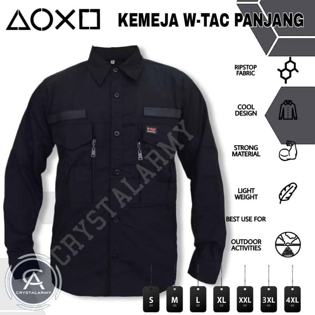 kemeja wtac big size/jumbo Baju Tactical Lapangan PDL