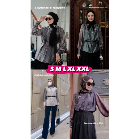 MONOGRAM SHIRT by Vanilla Hijab