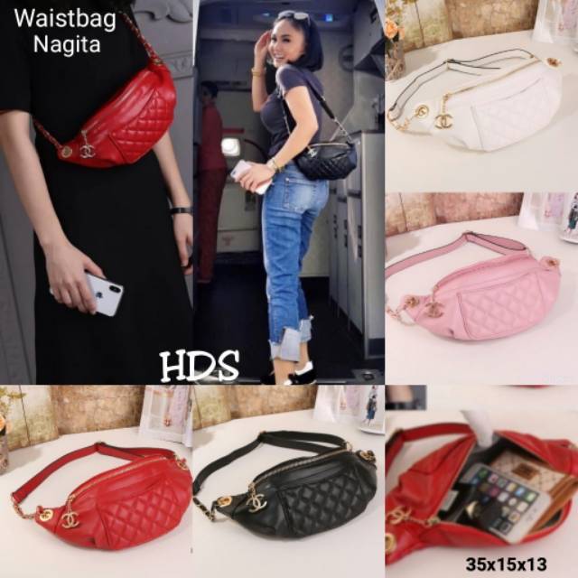 Tas Waistbag NAGITAA Best Seller / Bukan Produk Branded / TAS WANITA WAISTBAG