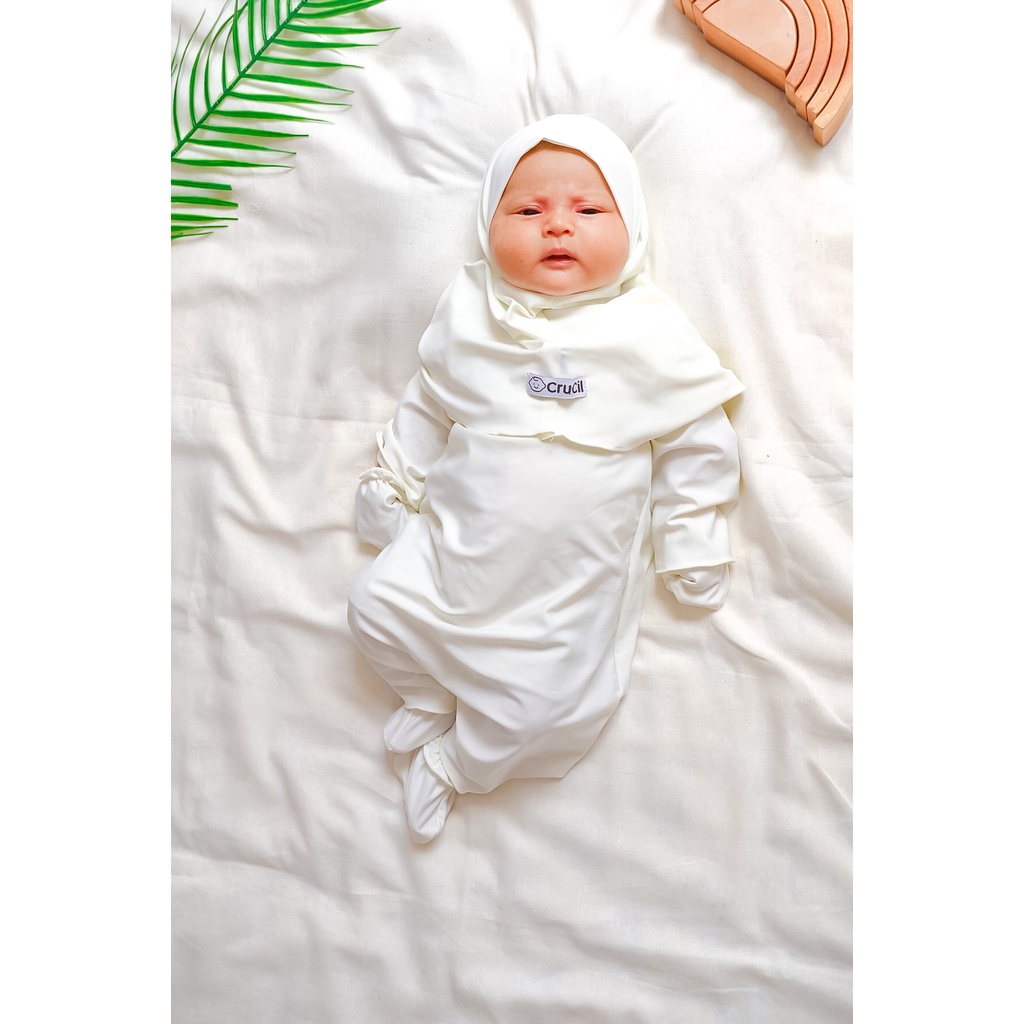 CruCil Factory Baju Gamis Polos Anak (0 - 2y)