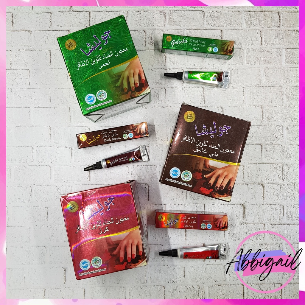 𝘈𝘉𝘎✰ Pacar Kuku Halal Henna Golecha / Pacar Kuku Arab BPOM / Henna Golecha Original / Tatto Instan Hena Arab / Kutek Halal / Neha / Gunting Kuku 777 / Asseton Pembersih Kutek / Kapas Selection 35G / Kutek BRASOV / Kutek Peel Off 2024