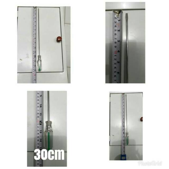 Obeng panjang 30 cm harga satuan