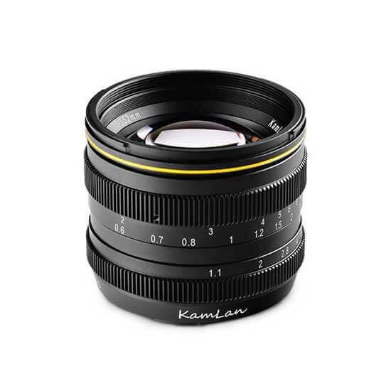 Kamlan for Micro Four Thirds 50mm f/1.1 APS-C