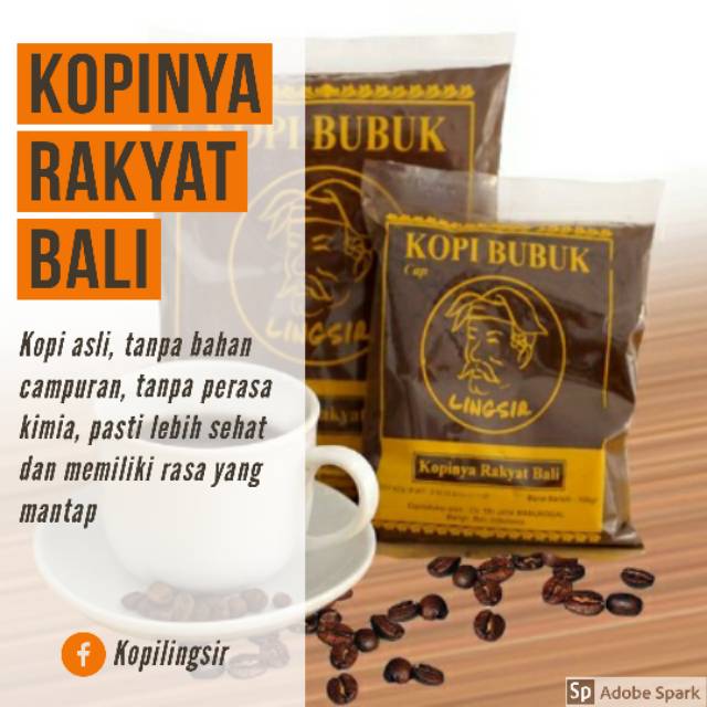 

Kopi bali 200g cap lingsir