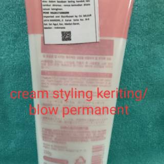  Vitamin  styling cream keriting rambut  permanen blow 