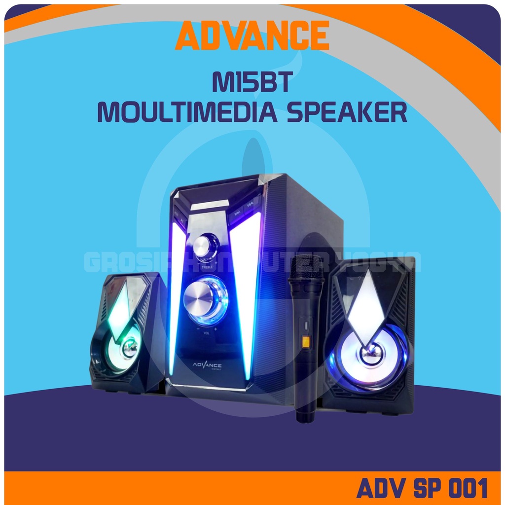 Advance M15BT 20W Extra Bass 2.1 CH Bluetooth Wireless Active Speaker