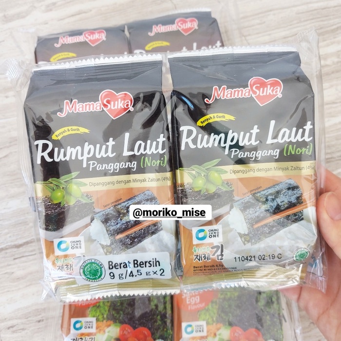 

TERBARU mamasuka nori olive / mamasuka rumput laut panggang nori olive 1x 4,5