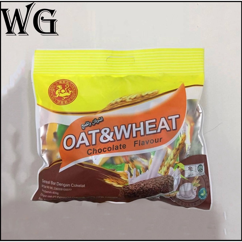 

cemilan Oat Snack Bar isi 40pcs / Oat&Wheat ( chocholate flour )