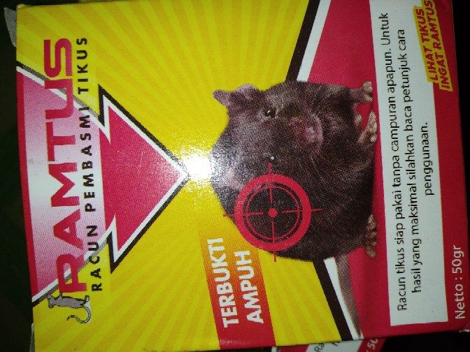 Ramtus Obat Racun Tikus Langsung Mati Kering Tidak Bau Sangat Ampuh Racun Pembasmi Tikus 12 Pack