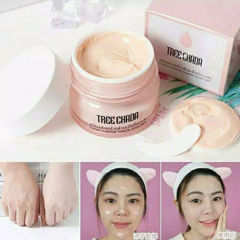 (READY) TREECHADA Cream Makeup Muscle Snow Light Thailand Base Makeup Primer