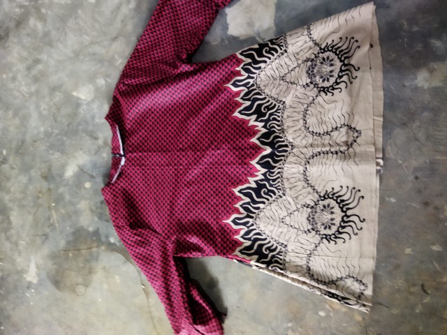 Motif Mowo Abang Baju Batik Couple Keluarga Seragam Gamis Blouse Anak Putri Hem Kemeja Tunik Dress