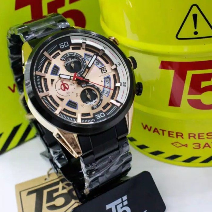 Jam Tangan Pria T5 H3733 T5 H 3733 original bergaransi free tin box