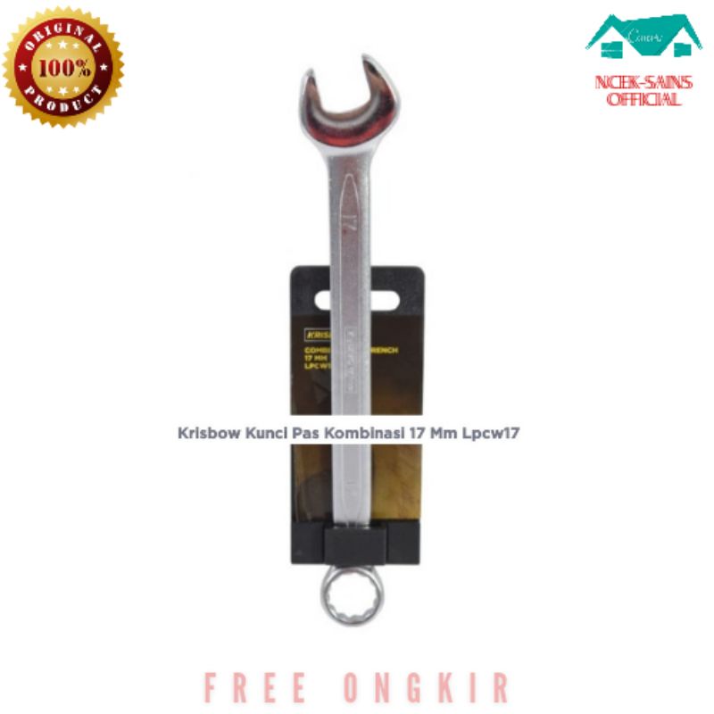Krisbow Kunci ring pas 17mm