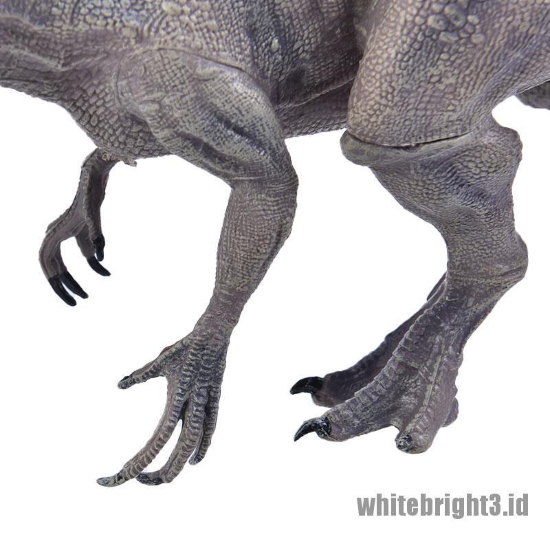 (white3) Mainan action Figure Simulasi Dinosaurus Jurassic Indominus Rex Bahan PVC Ukuran Besar