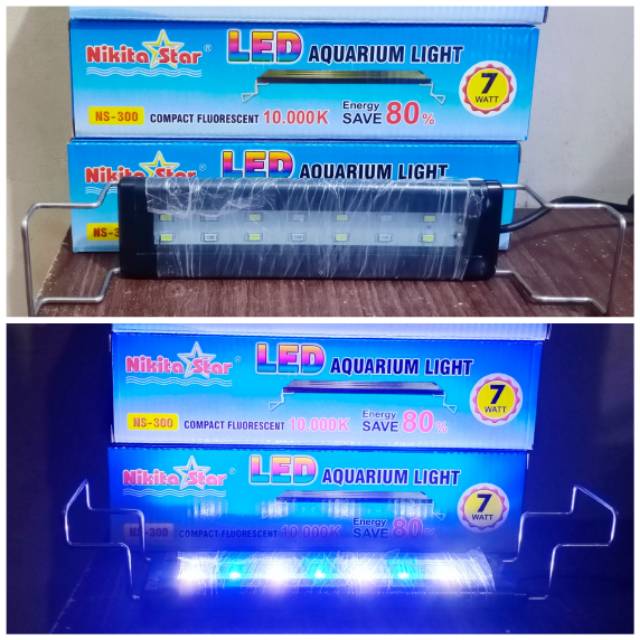 LAMPU LED NIKITA STAR NS 300 / LAMPU LED AQUARIUM 7 WATT