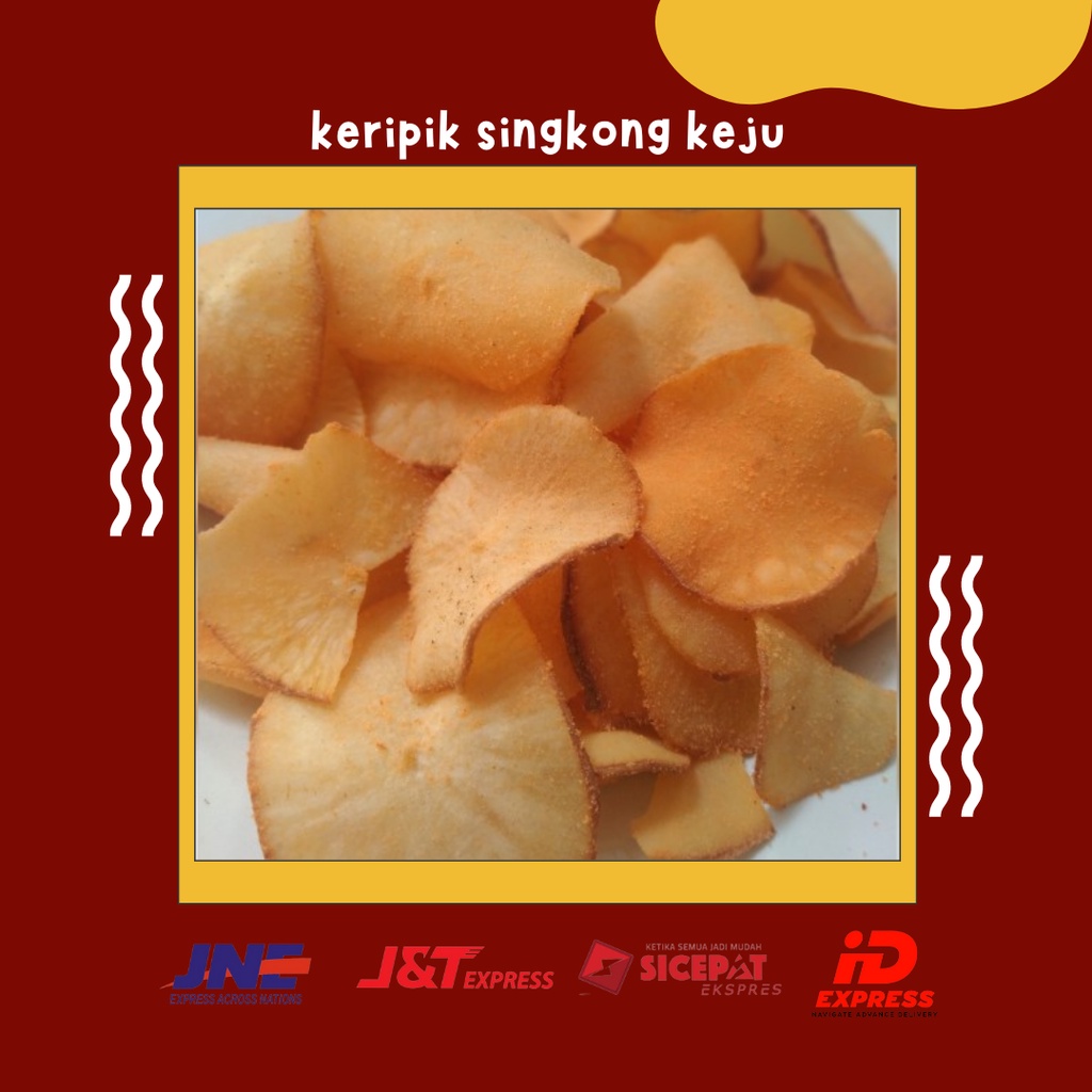 

Cemilan Bandung I Makanan Ringan I Keripik singkong keju