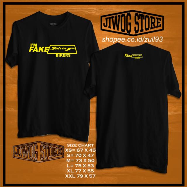 Kaos fake suzuki satria kaos satria f