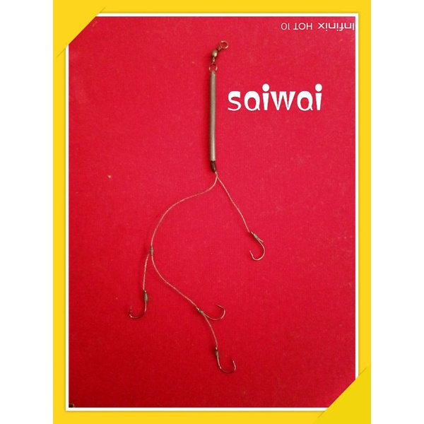 rangkaian kail ikan belanak