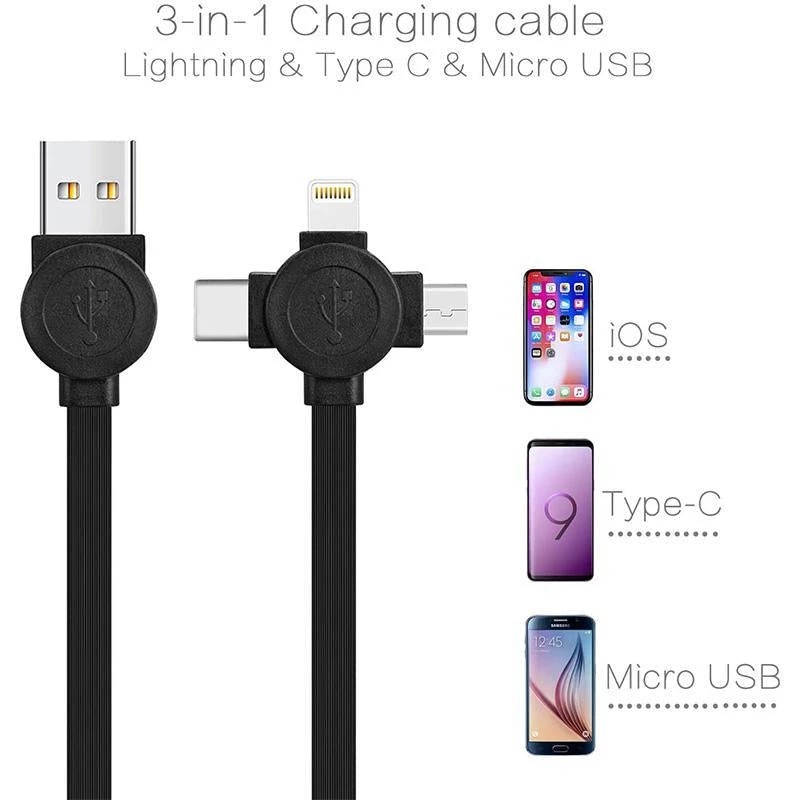 Kabel Data / Charger Micro USB / Type C Fast Charging Untuk Android Huawei