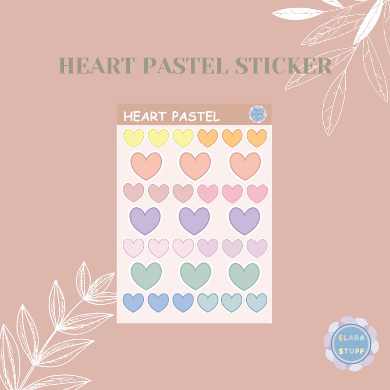 

Heart Pastel Sticker by Elara Stuff