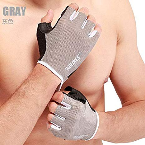 1 Pasang AOLIKES 104 Sarung Tangan Gym Gloves Fitness Gloves Gym Gloves Gym Cycling Men Women Sports