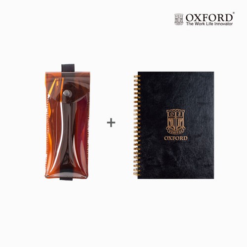 

Oxford Clear Band Pencil Case A5, Tempat Pensil Transparan A5 (plus blacknote)