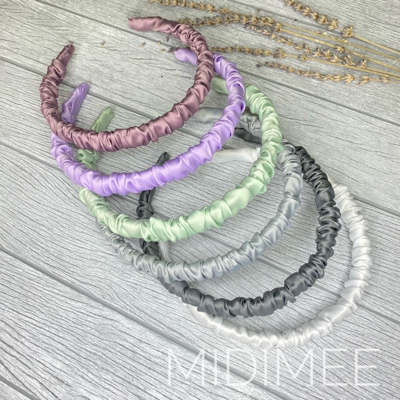 (COD)BANDO SCRUNCHIE KERUT KECIL BAHAN SATIN PREMIUM/KOREAN STYLE