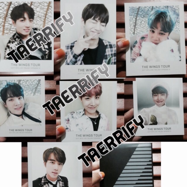 BTS WINGS TOUR TICKET ALBUM