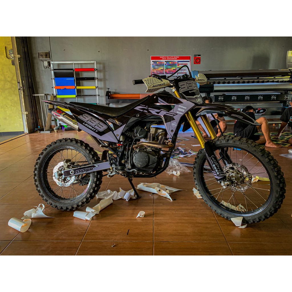 DECAL TRAIL CRF,KLX,WR,KTM  500MC - CUSTOM DESIGN -  PRESISI POLA