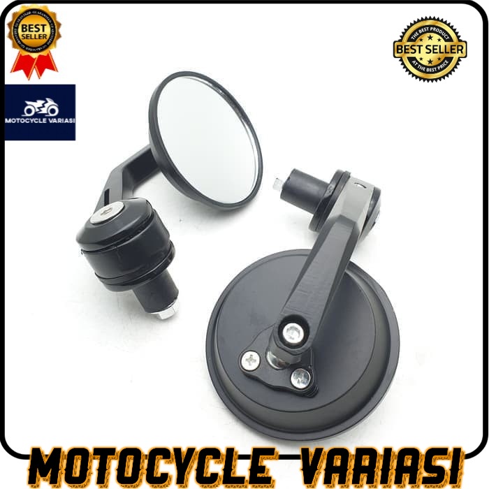 Spion jalu bar end bulat retro nmax aerox vespa vario mio universal