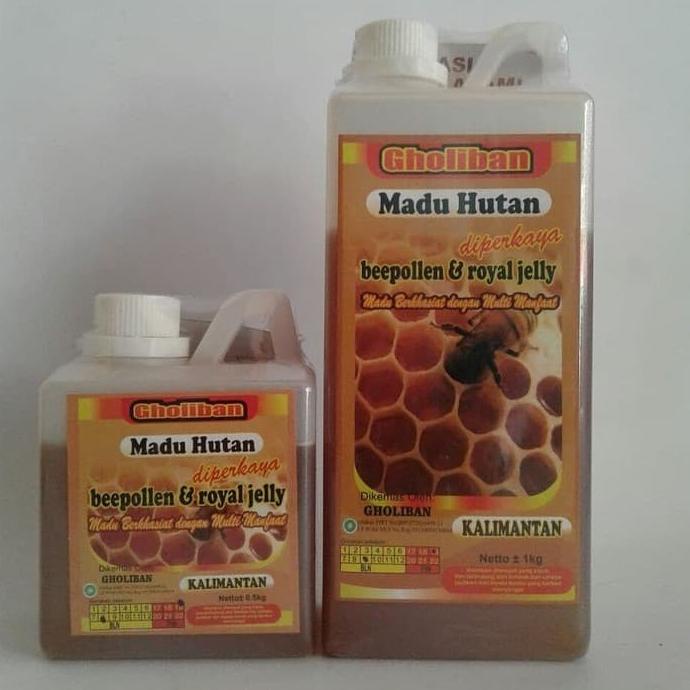 

Madu Hutan Kalimantan Gholiban 1 Kg Plus Bee Pollen Dan Royal Jelly Moomtaz