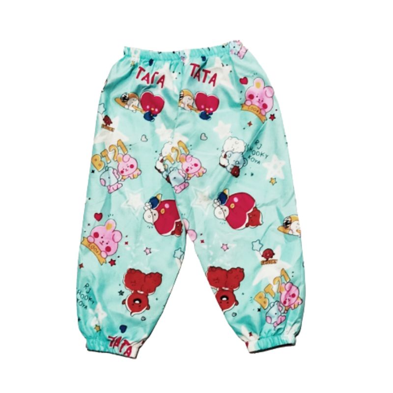 PILIH MOTIF CELANA JOGGER ANAK PEREMPUAN KARAKTER BTS