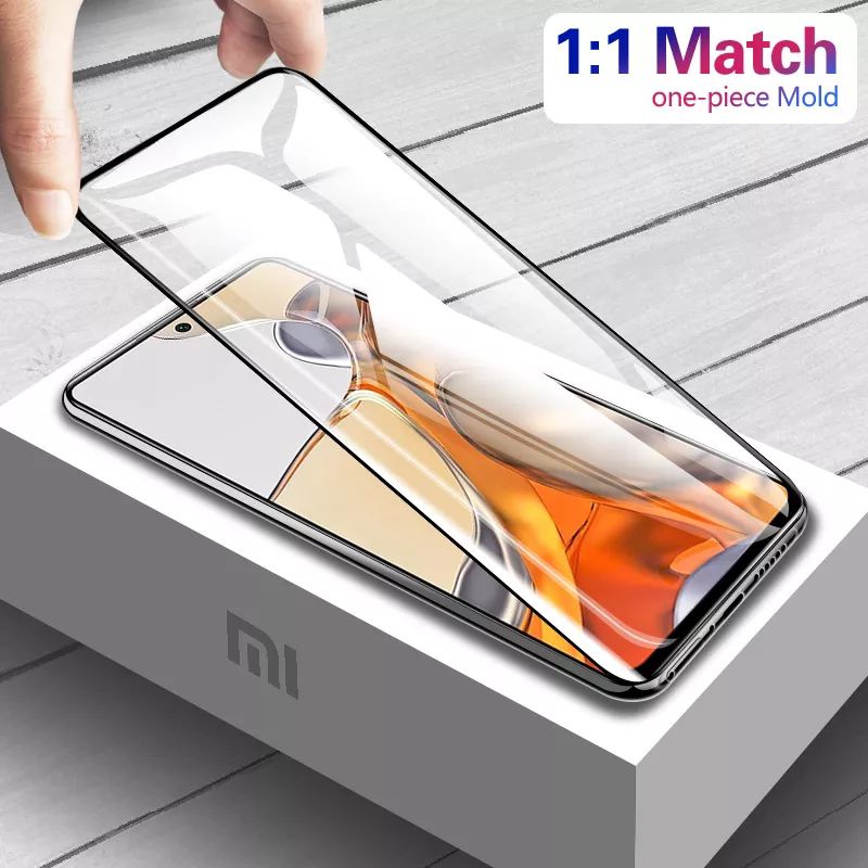 TEMPERED GLASS XIAOMI MI 11T/11T PRO 9H FULL COVER TEMPERGLASS SCREEN PRPTECTOR LAYAR