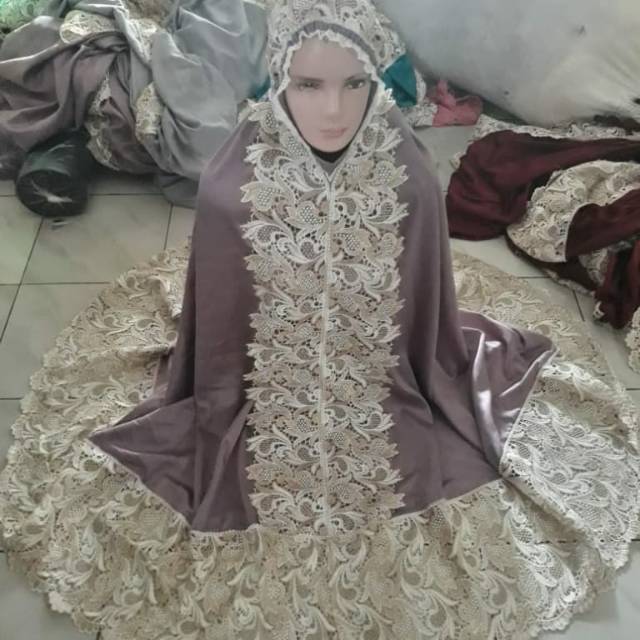 Mukena sutra bordir tasik