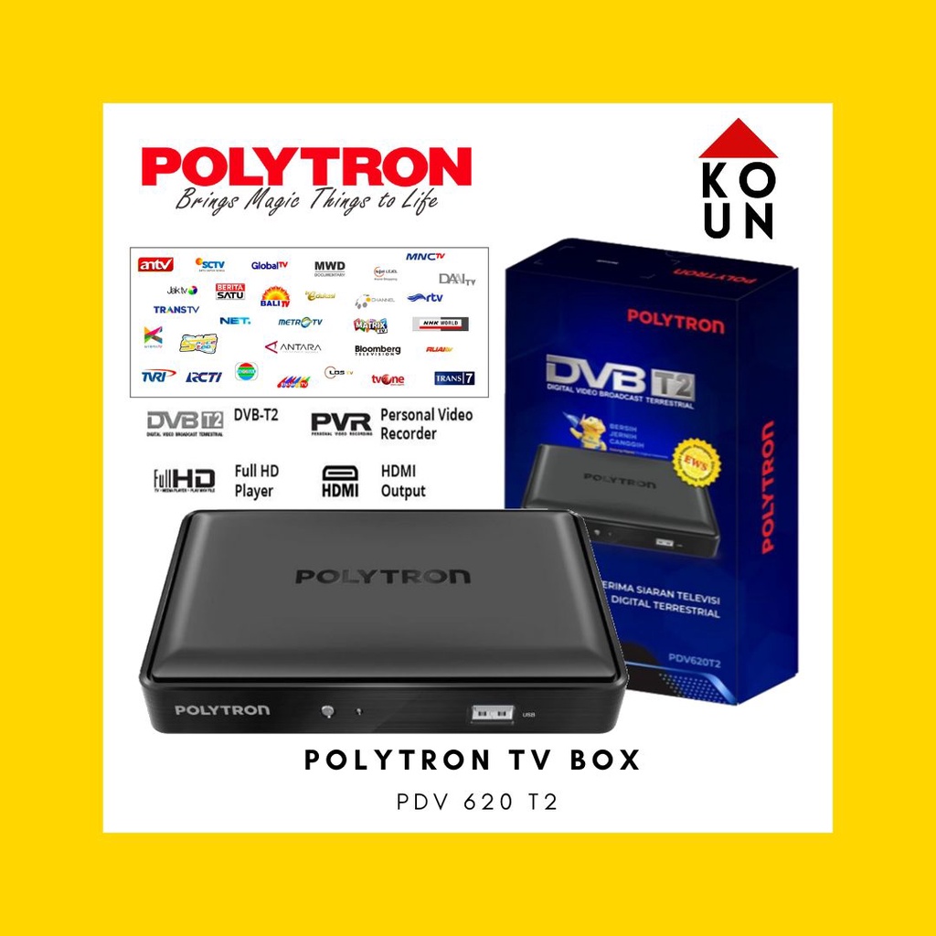 Jual Dvb T Set Top Box Polytron Pdv T Pdv T Stb Polytron