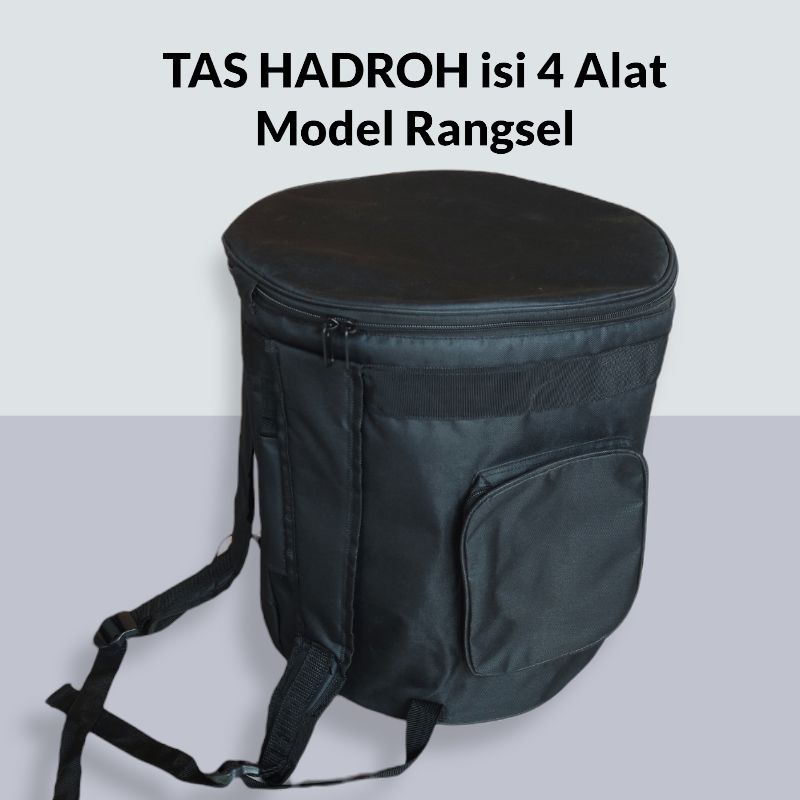 Tas Hadroh isi 4 Alat / Tas Rebana support size 30-32cm Full Busa Tebal