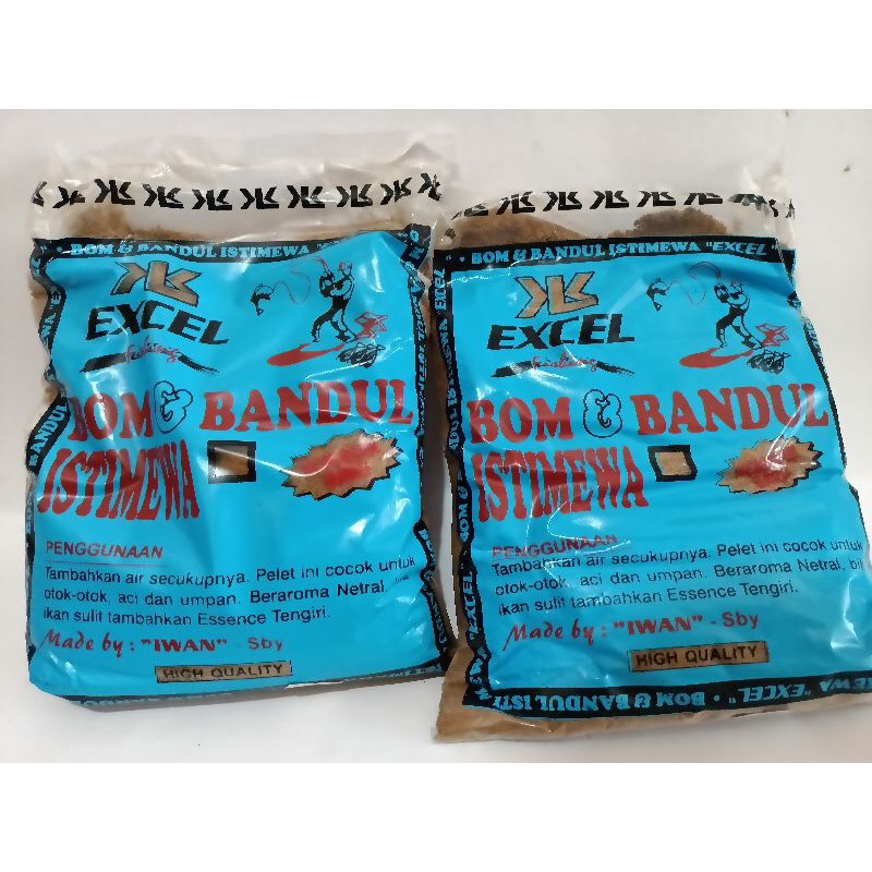 BOM & BANDUL ISTIMEWA by Excel Fishing | Umpan Pancing Pelet Cocok untuk Otok-otok, aci dan umpan