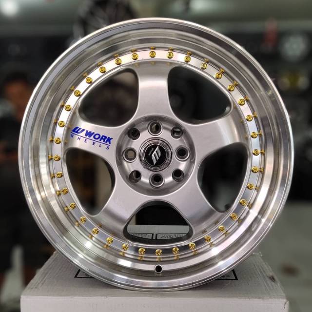  Velg  mobil  work meister 17 4x100 114 Shopee Indonesia