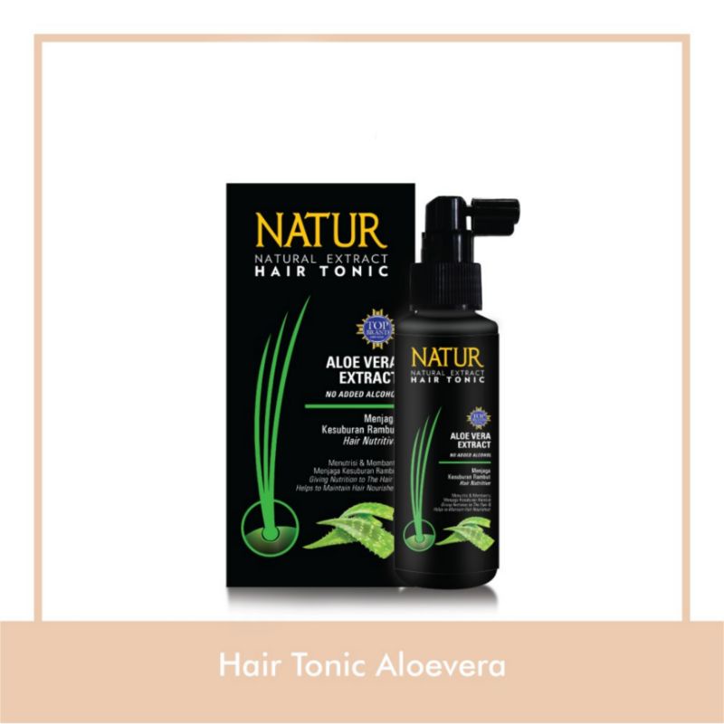 NATUR Natural Extract Hair Tonic Aloe Vera Extract 90ml